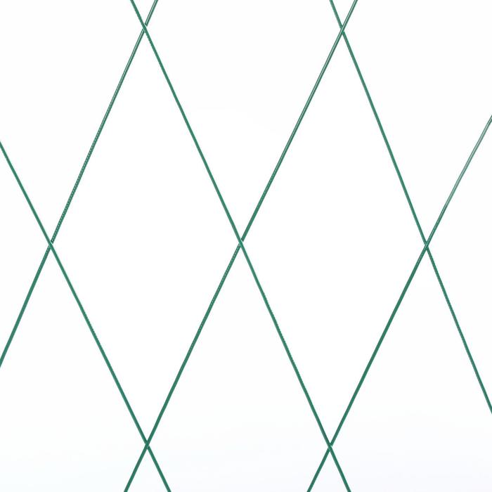Шпалера, 170×50×1 см, металл, зелёная, «Бабочка»