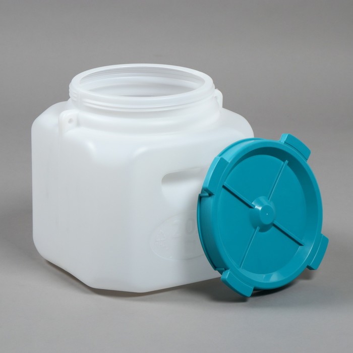 Бочка для воды пластиковая, с крышкой, 20 л