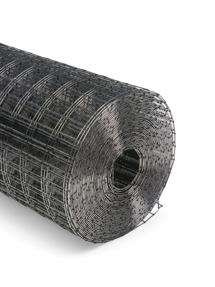 Сетка сварная оцинкованная, 10×1 м, ячейка 25×12.5 мм, d=0.7 мм, металл, Greengo