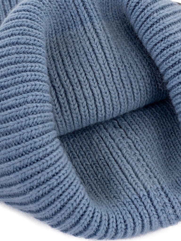 Ст.цена 1340р Шапка жен. анг+нейл LB-A53031 l.blue