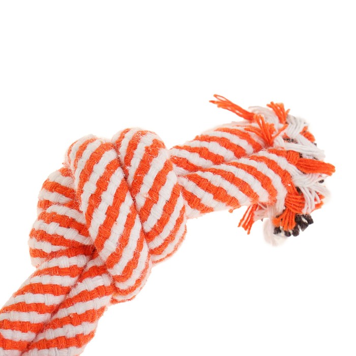 Игрушка канатная, с косточкой, до 90 г, до 26 см, цвет МИКС