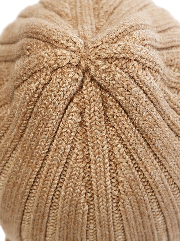 Ст.цена 2410р Шапка жен. шерсть+акр LB-N88046 beige