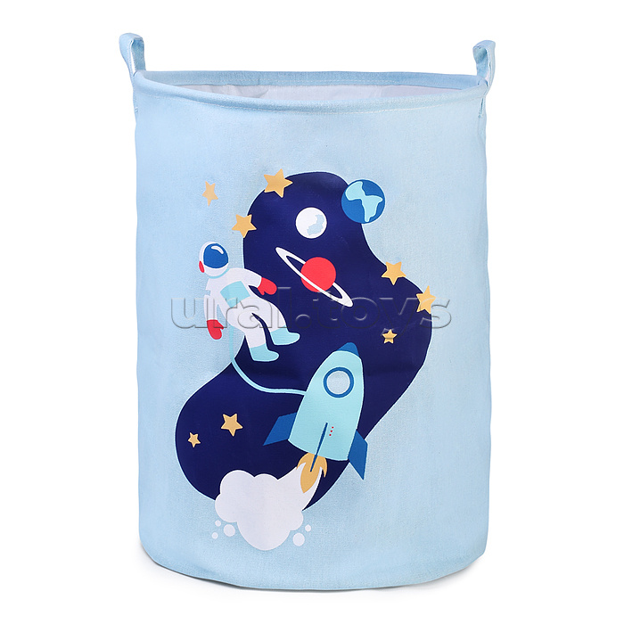 Корзина для игрушек (голубая)