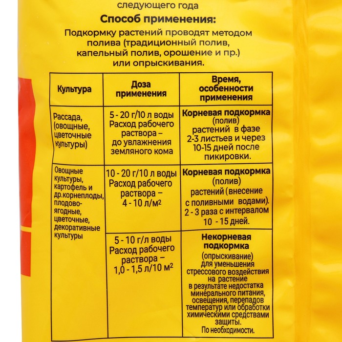 Удобрение минеральное Монокалийфосфат, 0.5 кг