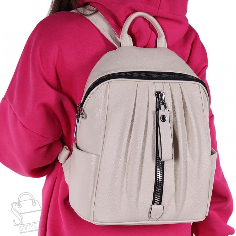 Рюкзак женский 69122-5 beige Velina Fabbiano-Safenta/50