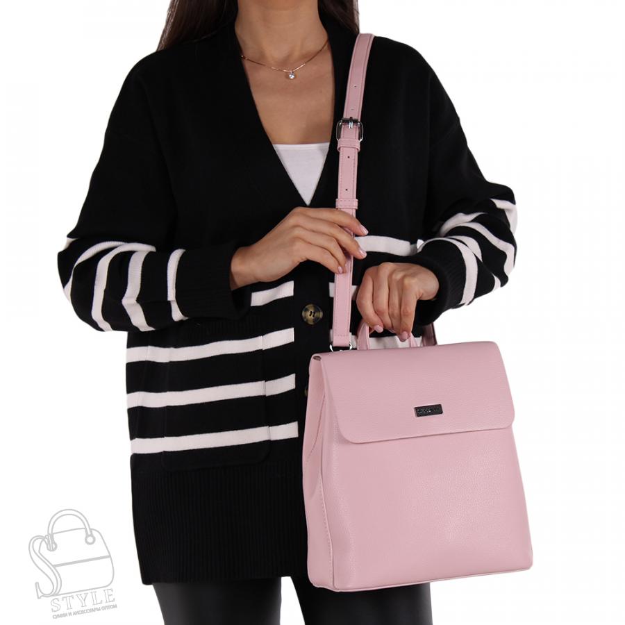Рюкзак женский 69134 pink Velina Fabbiano-Safenta/50