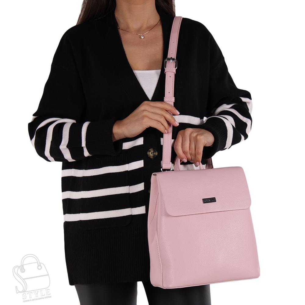 Рюкзак женский 69134 pink Velina Fabbiano-Safenta/50