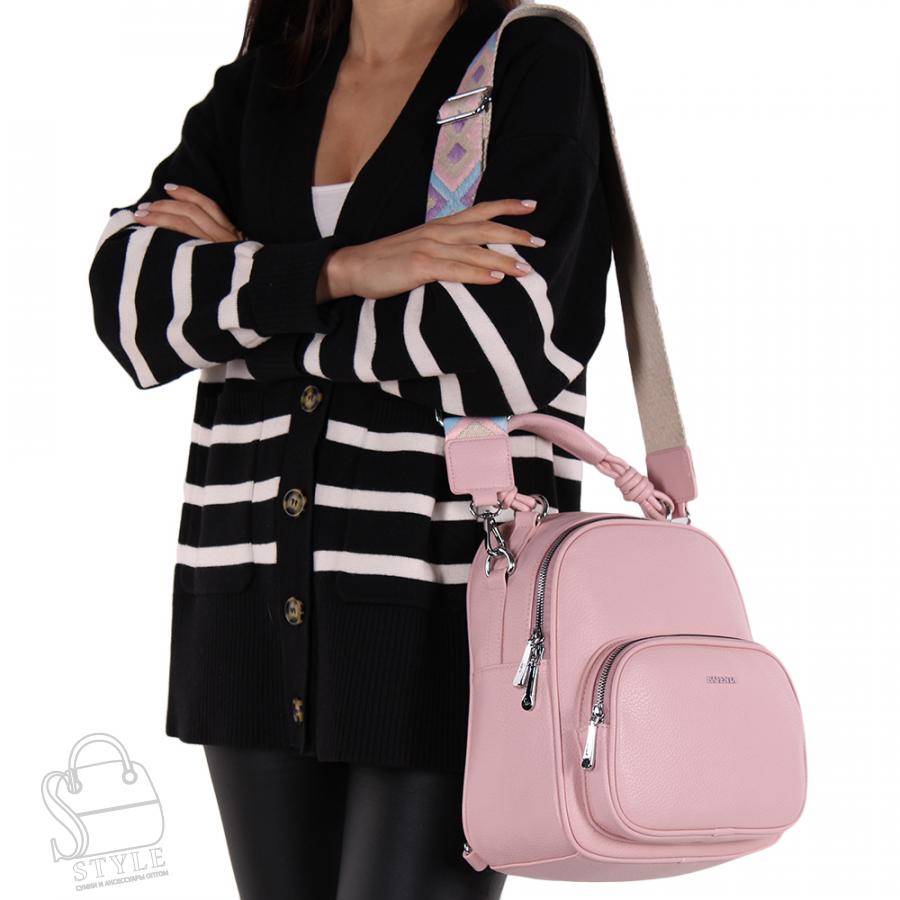 Рюкзак женский 670070-1 pink Velina fabbaino-Safenta/50