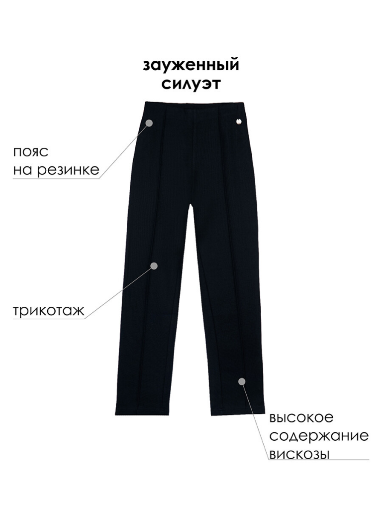 Ст.цена 1467руб. PLAYTODAY Брюки 22327140 тёмно-синий