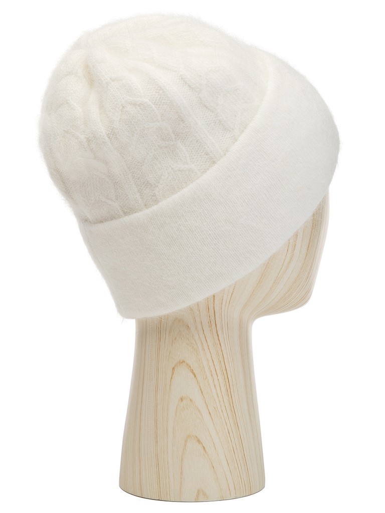 Ст.цена 1790р Шапка жен. анг+нейл LB-N88053 white