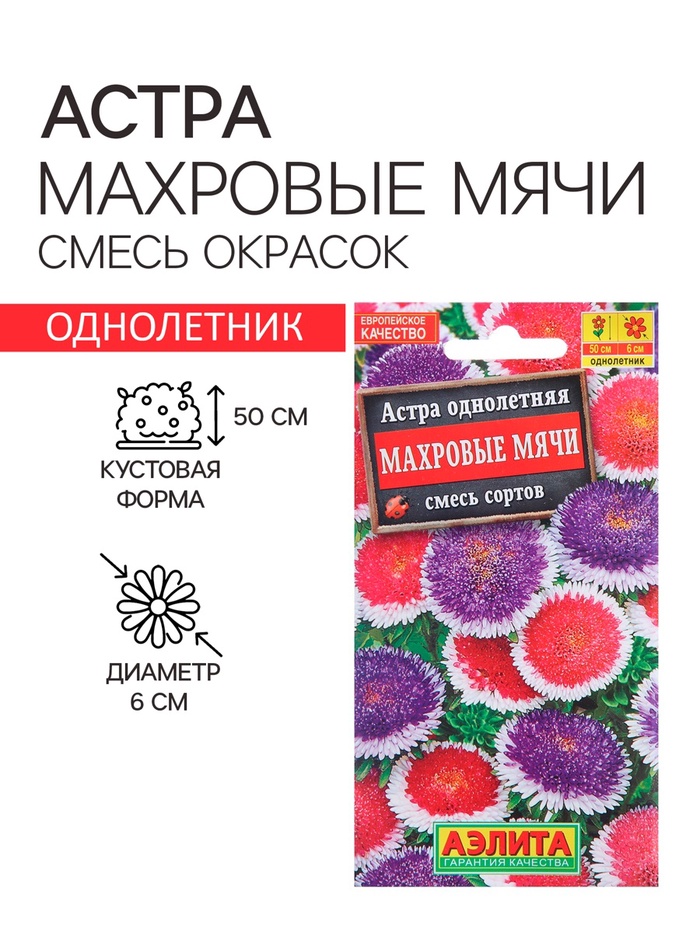 Семена цветов Астра