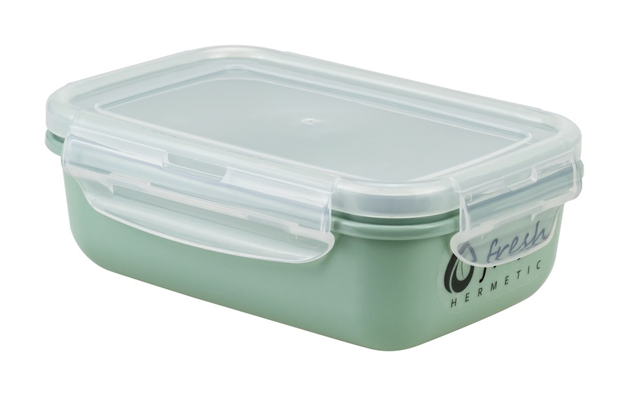 Емкость для продуктов Фреш герметичная 0,4л фисташковый (уп.18)