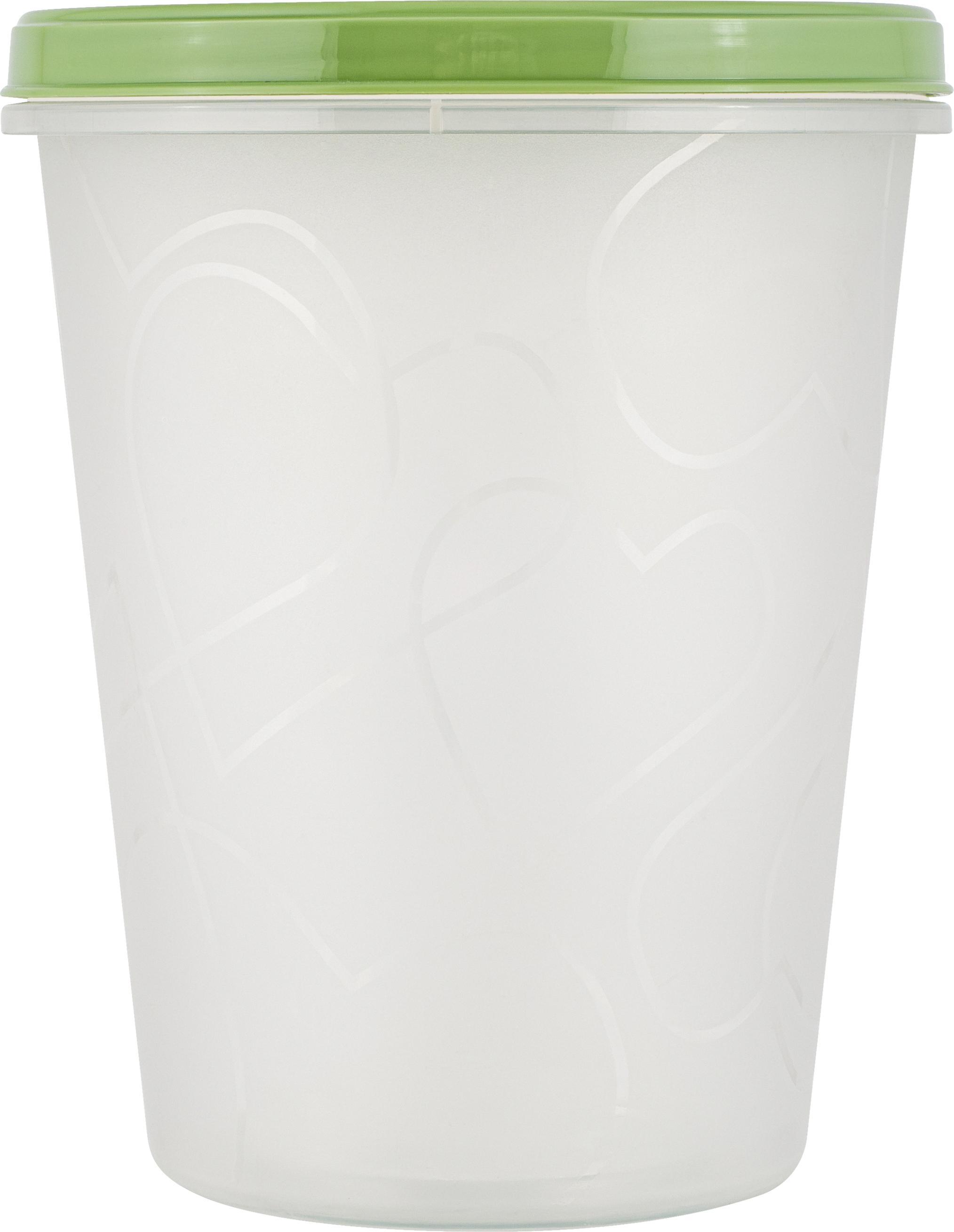 Банка для продуктов Vanilla 1л с завинчивающейся крышкой, фисташка (уп.12)#
