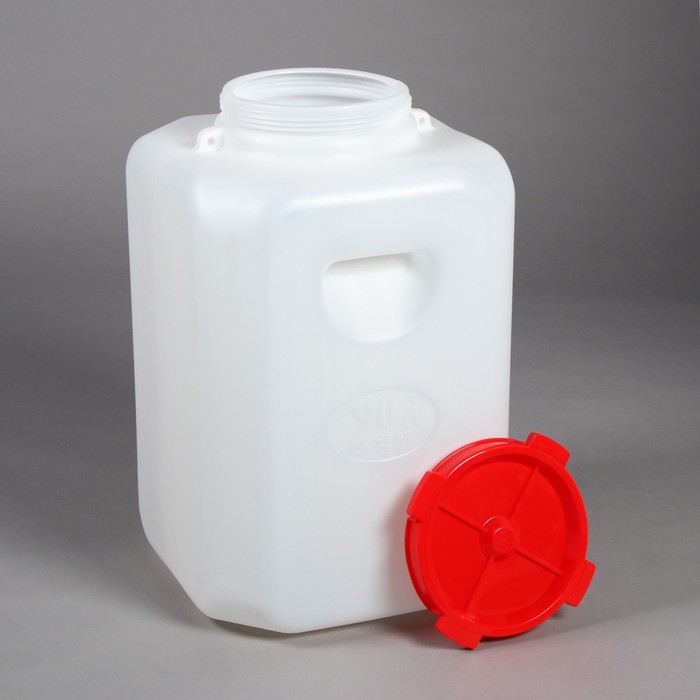 Бочка для воды пластиковая, с крышкой, 90 л