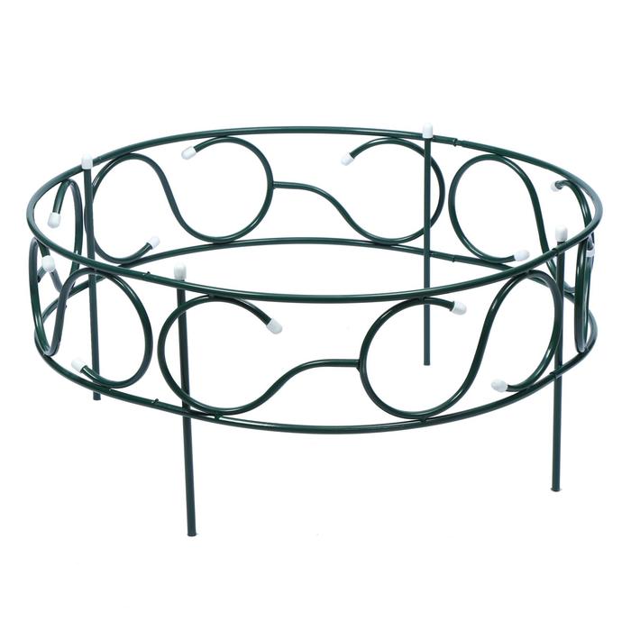 Грядка оцинкованная, 70×70×30 см, зелёная, «Декоративная»