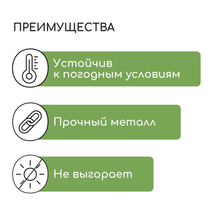 Кронштейн для кашпо, кованый, 18 см, металл, чёрный