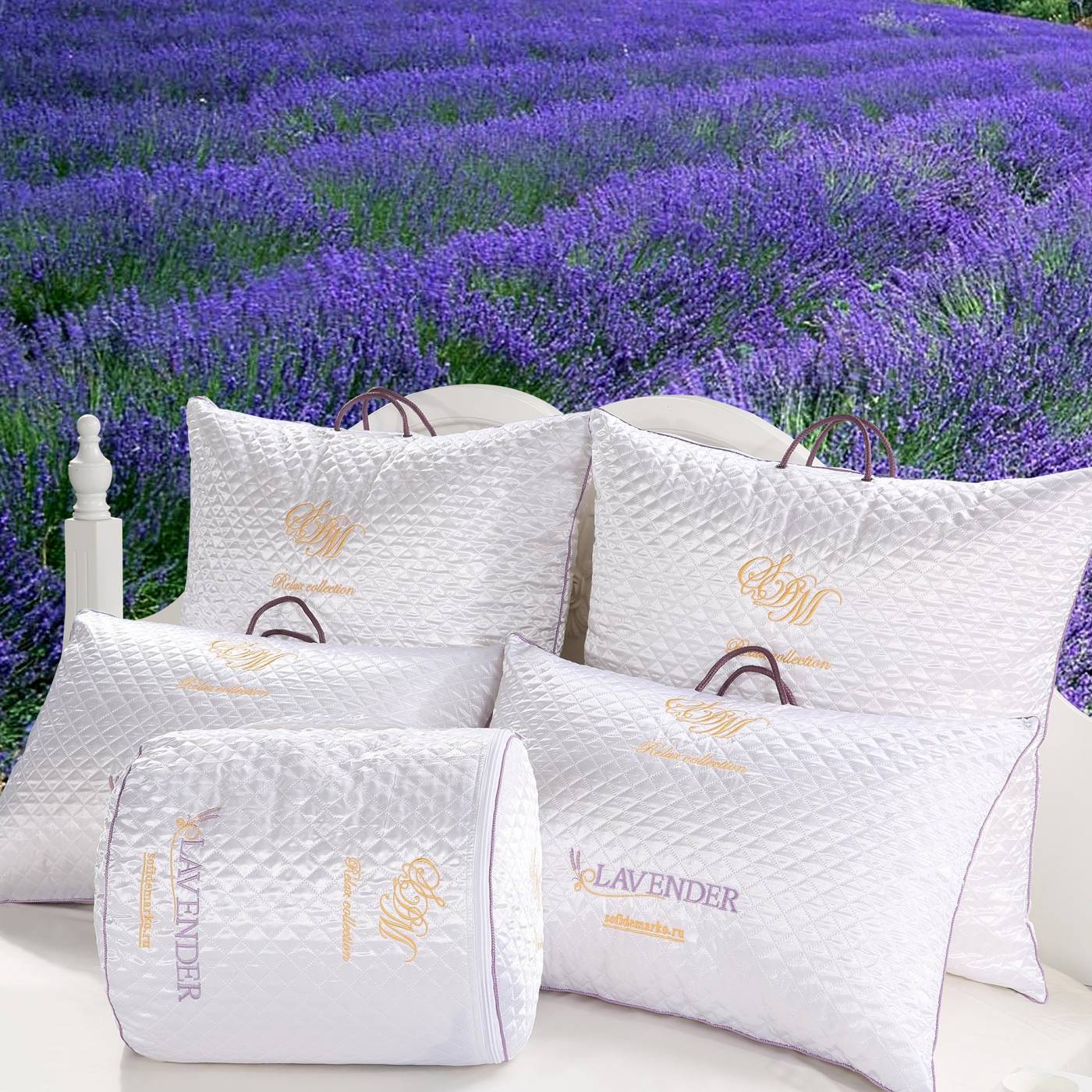 Лаванда (Lavender) Подушка 70х70