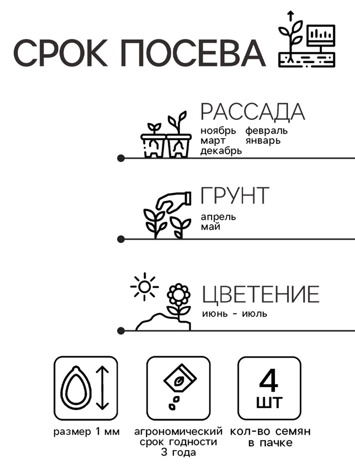Семена комнатных цветов Бегония клубневая «Фортун Дип Ред», F1, 4 шт., «Семена Алтая»