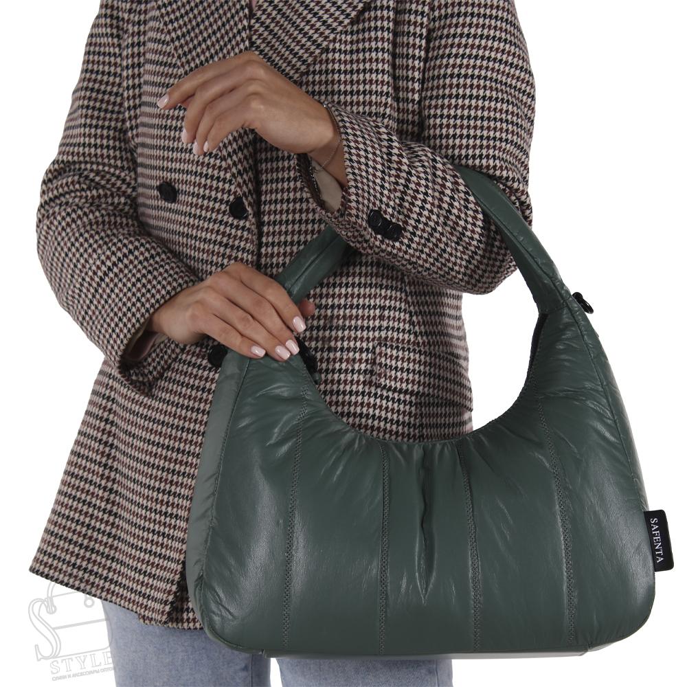 Сумка 593461 green Velina Fabbiana-Safenta
