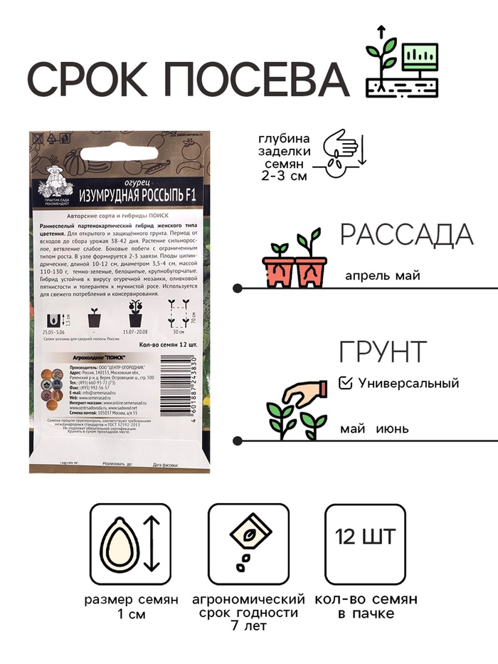 Семена Огурец