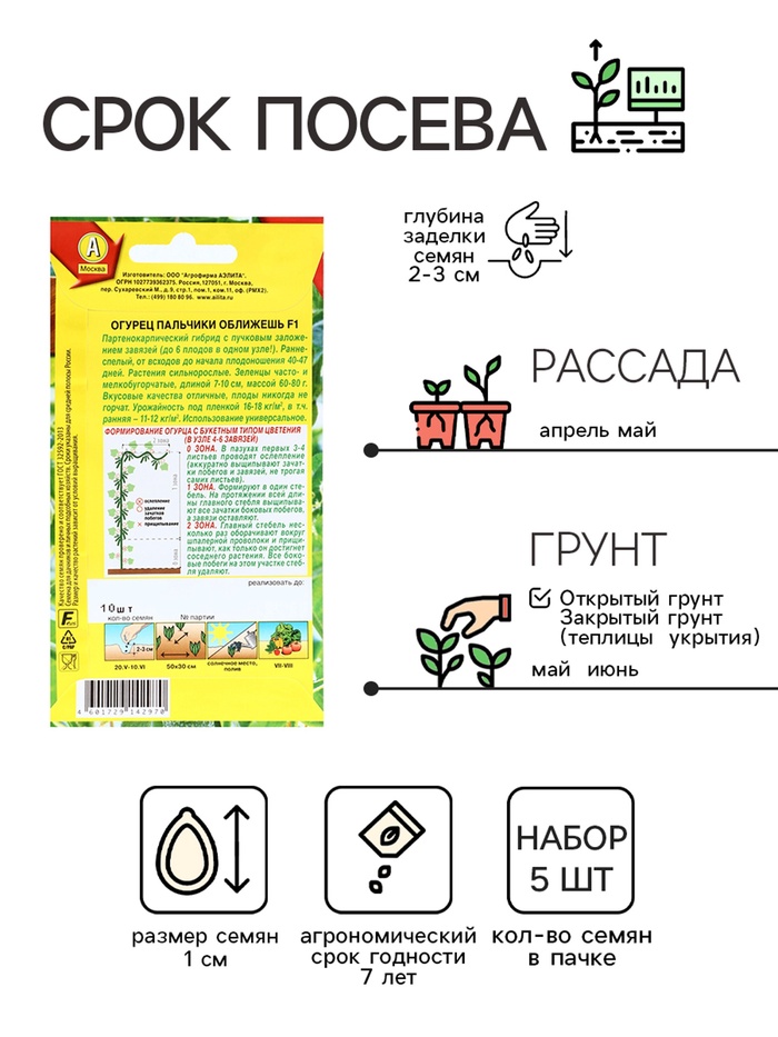 Семена Огурец