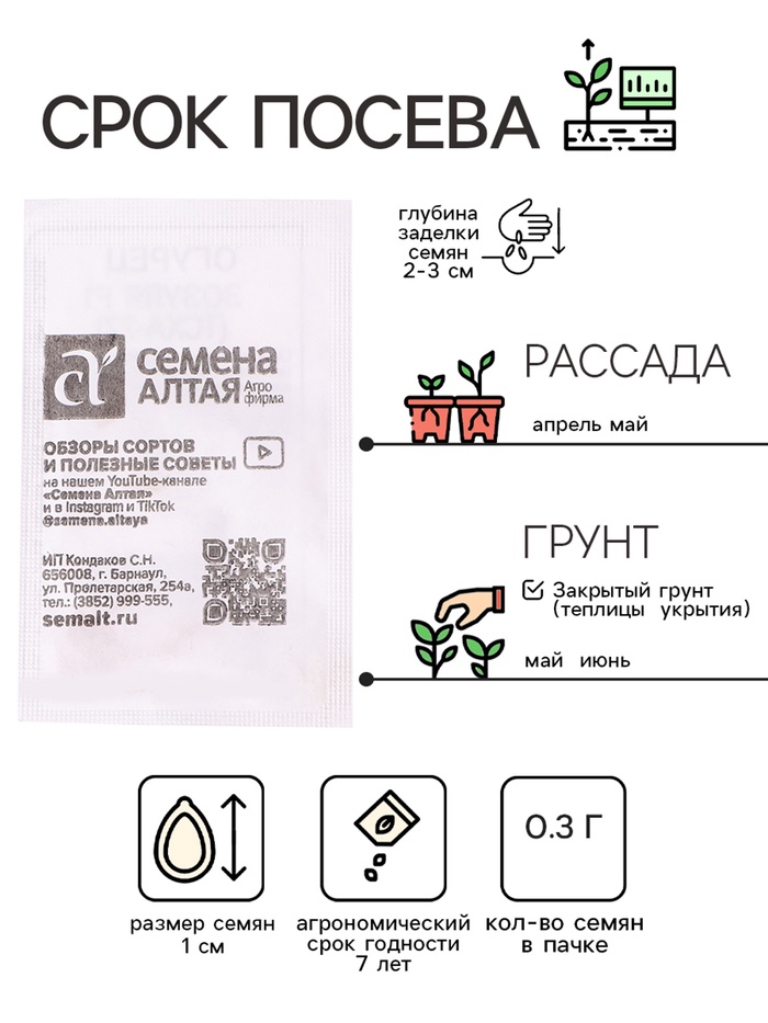 Семена Огурец