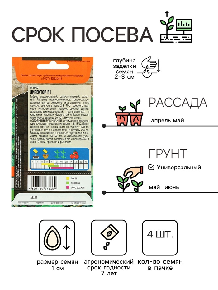 Семена огурца