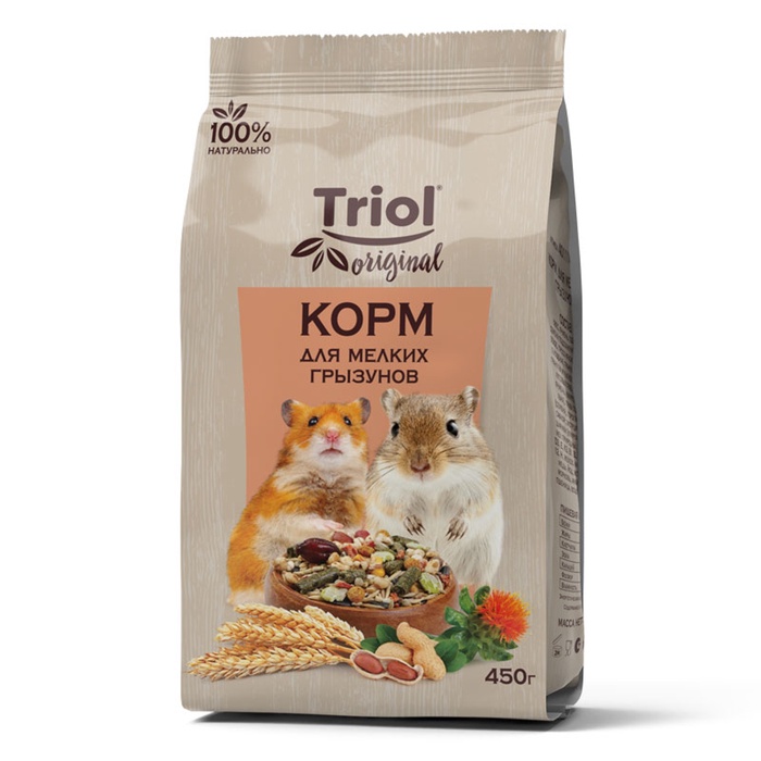 Корм Triol для мелких грызунов, 450 г