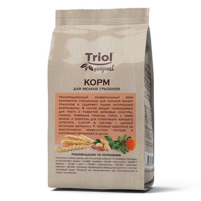 Корм Triol для мелких грызунов, 450 г