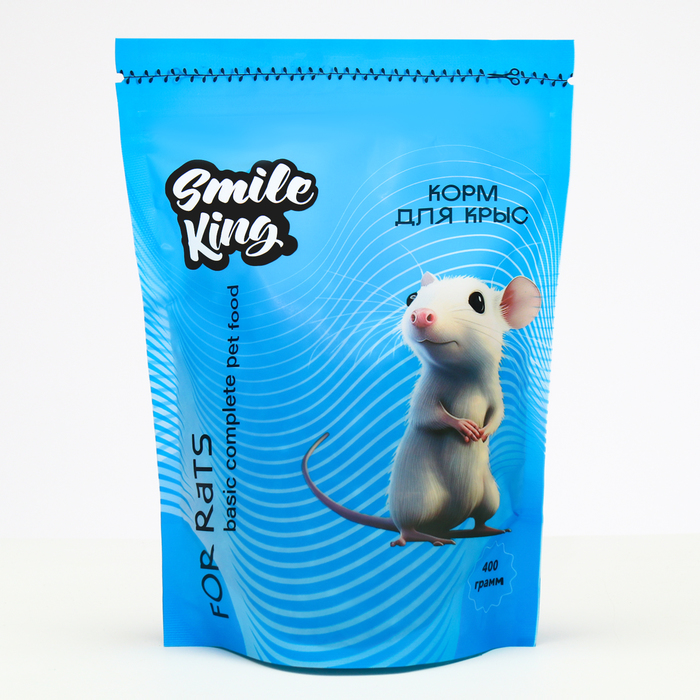 Smile King корм для крысы, дой-пак пакет 400 г