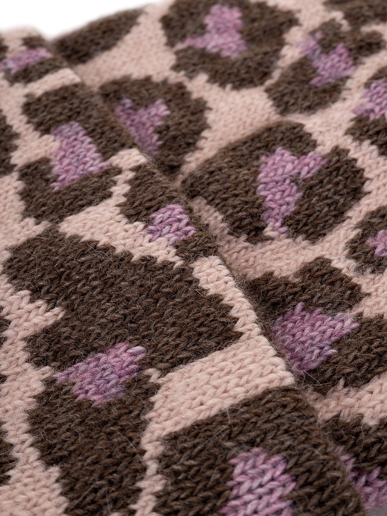 Ст.цена 1490р Шапка жен. шерсть+акр LB-BR55025 rose/taupe