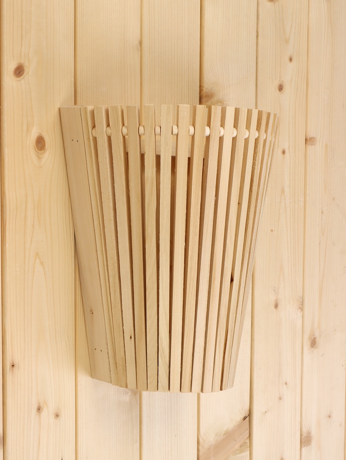 Абажур для бани и сауны «Свет», липа, 40×30×11 см, настенный, «Добропаровъ»