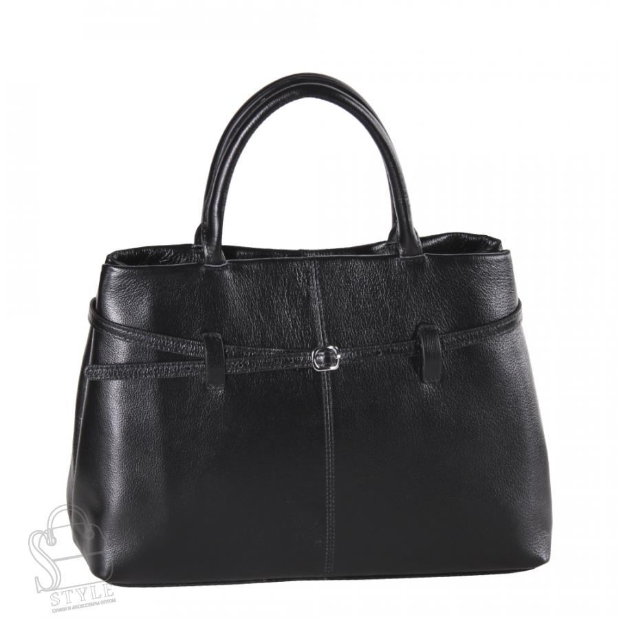Сумка женская кожаная 6698VG black Vitelli Grassi