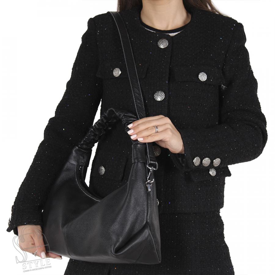 Сумка женская кожаная 9019-9NN black Natale Navetta