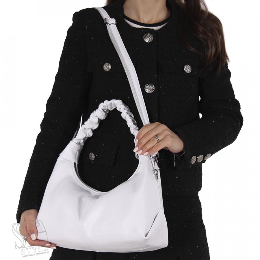 Сумка женская кожаная 9019-9NN white Natale Navetta