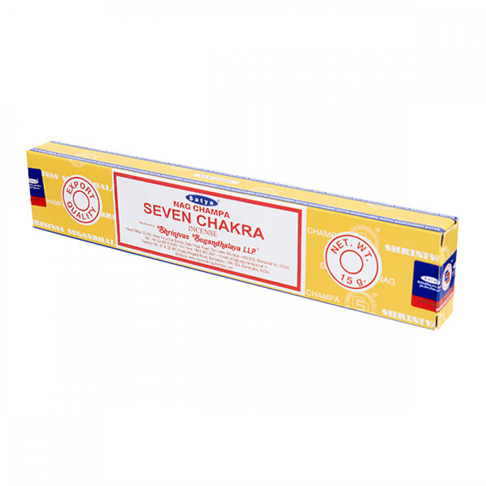 SATYA Seven Chakra Благовоние Семь Чакр 15г