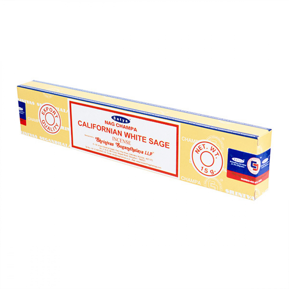 SATYA Californian White Sage Благовоние Калифорнийский Белый Шалфей 15г