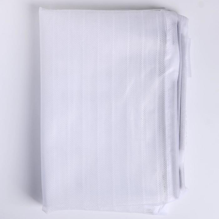 Сетка москитная для дверей, 90×210 см, на магнитах, белая