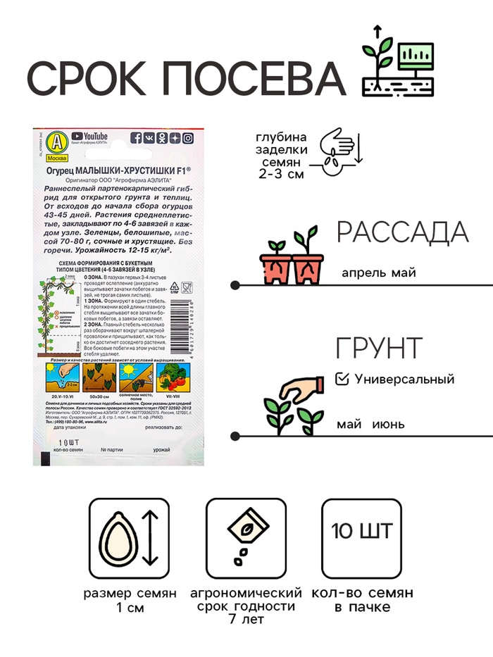 Семена Огурец