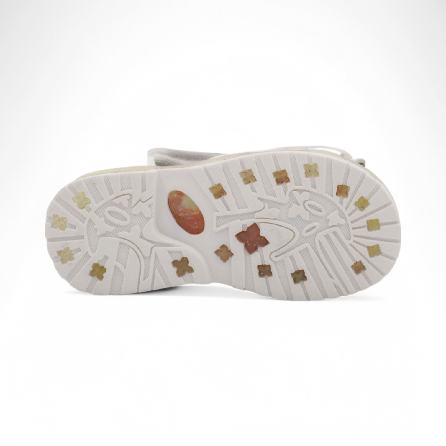 LED-сандалии С552-13 бело фиолетовые