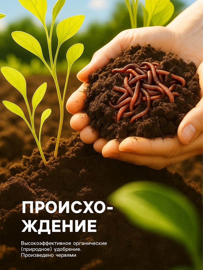 Органическое удобрение «Биогумус» Рецепты дедушки Никиты, 0.25 л