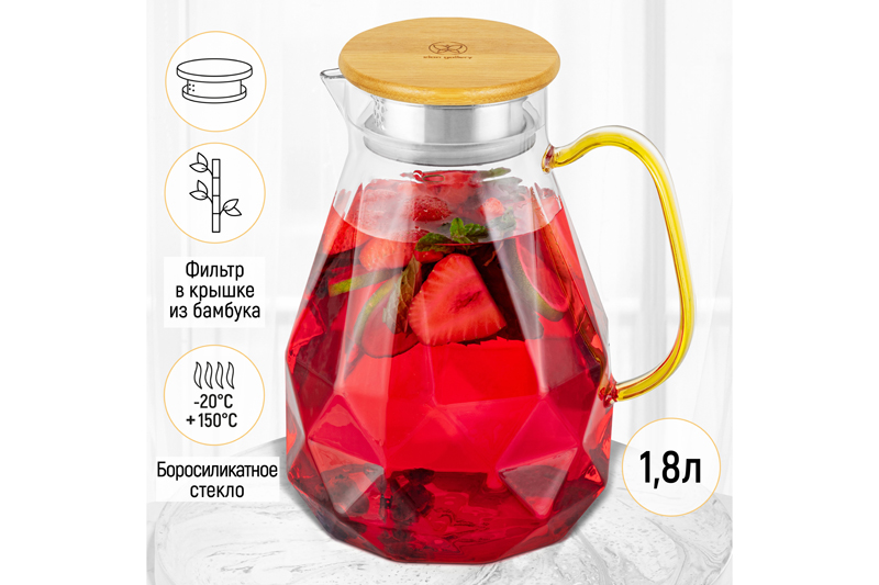 Кувшин 1,8 л 18*14,5*21 см