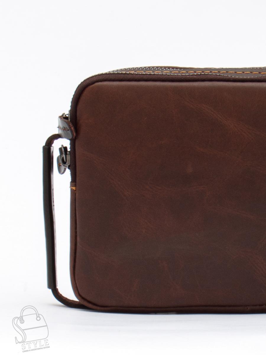 Клатч мужской кожаный 4038TR d.brown Tough Ruder