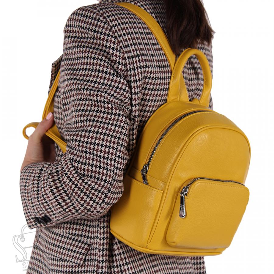 Рюкзак женский 670101 yellow Velina Fabbiano-Safenta/50
