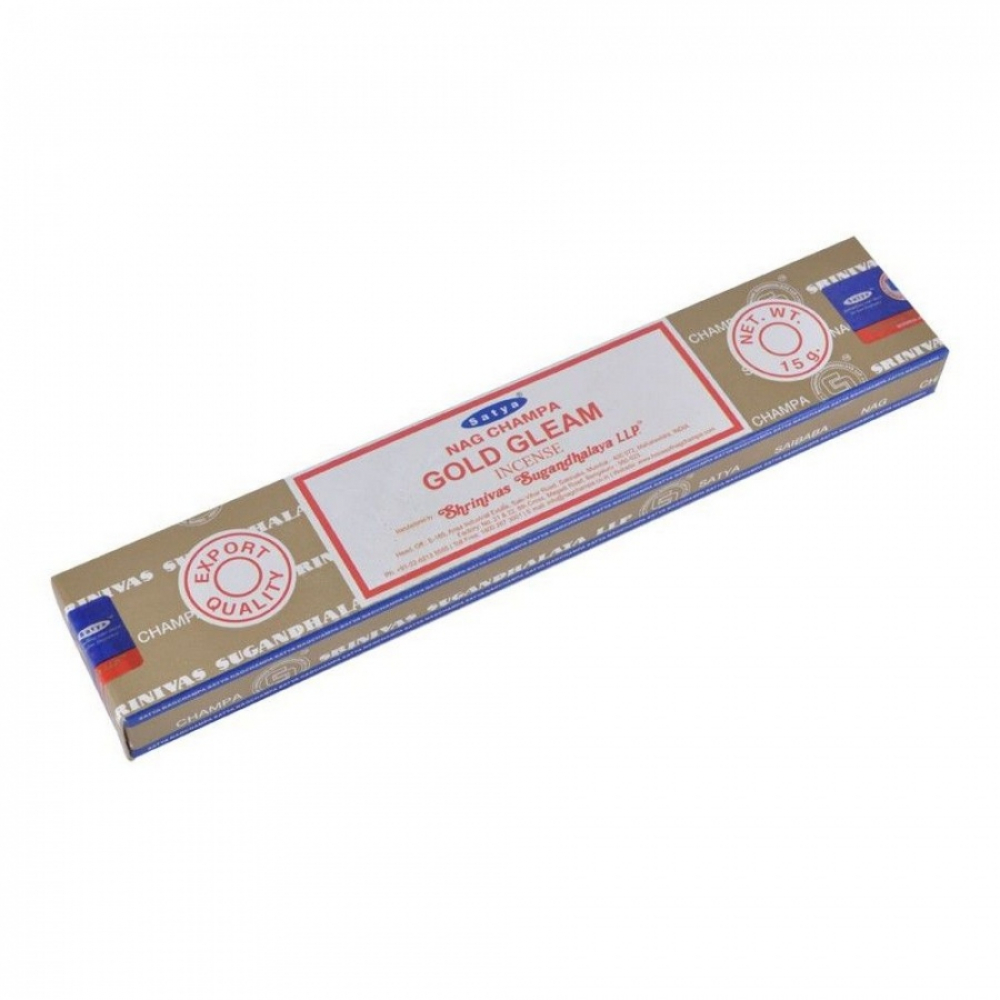SATYA Gold Gleam Incense Благовоние Золотое Сияние 20г