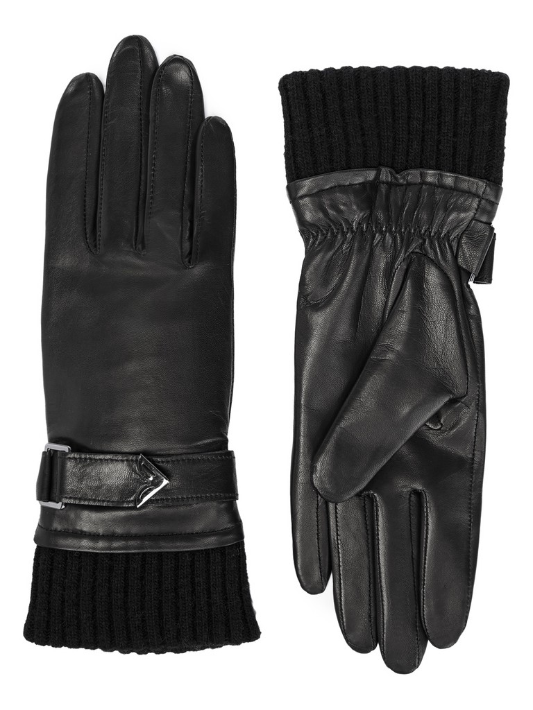 Ст.цена 3140р Перчатки женские ш+каш. IS01490 black