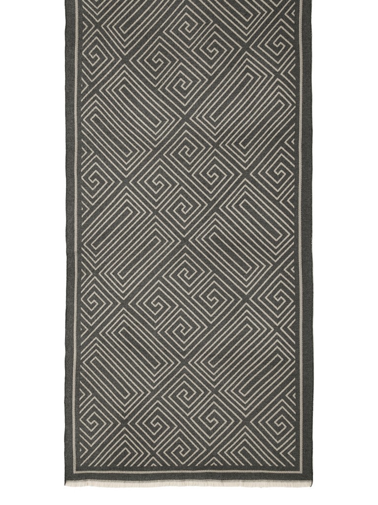 Ст.цена 1860р Палантин жен. шерсть+хл+акр 63х190 LG72-280-19
