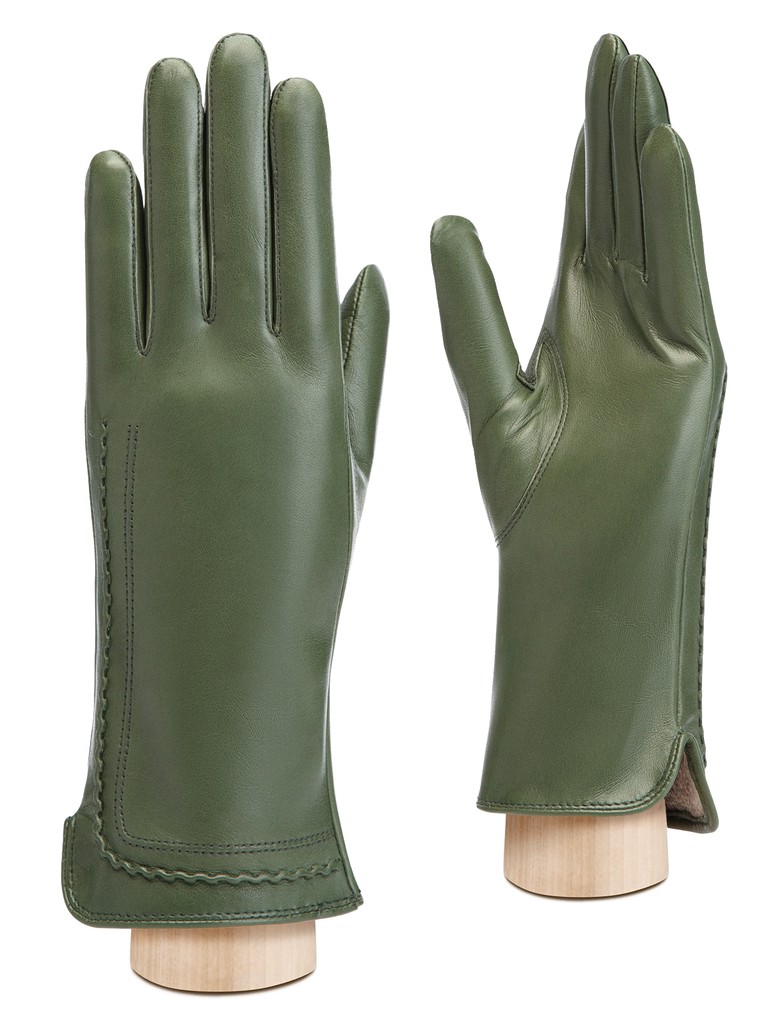 Ст.цена 3520р Перчатки женские ш+каш. HP09301-sh green moss