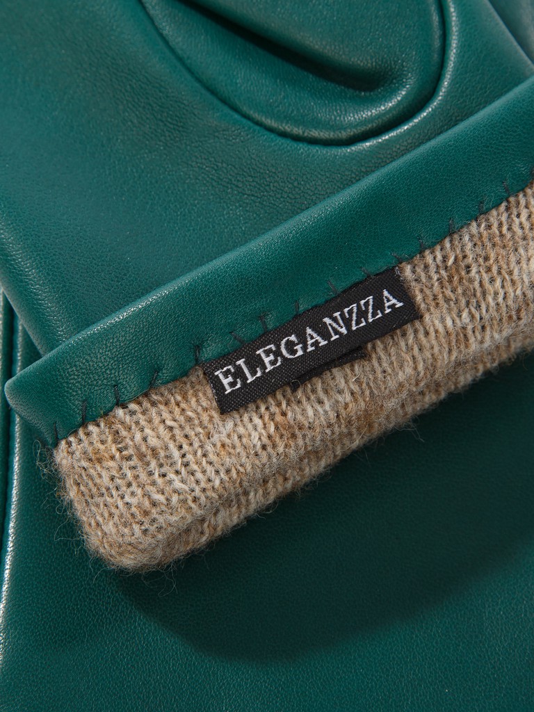 Ст.цена 2190р Перчатки женские 100% ш IS0190 green