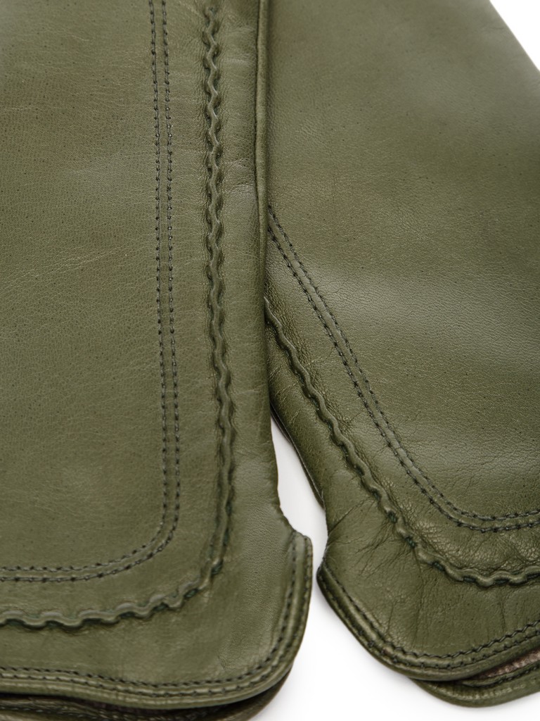 Ст.цена 3520р Перчатки женские ш+каш. HP09301-sh green moss